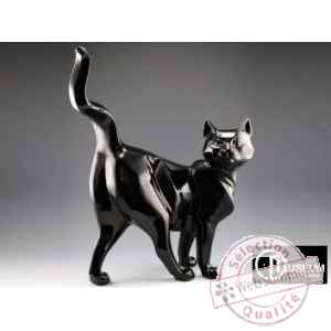 Objet décoration shadow chat noir Edelweiss -C2034 dans Collection