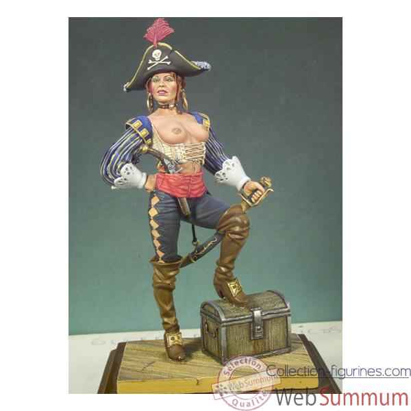 Figurine - Kit à peindre Fille pirate - G-026 dans Figurine Pin'Up 80 mm  Figurines
