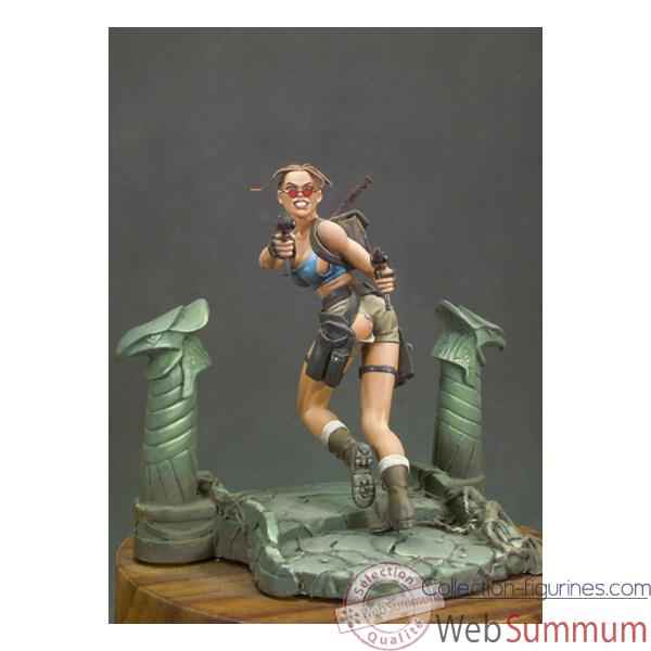 Figurine - Kit à peindre Guerrière - G-006 de ANDREA miniatures de Figurine  Andrea