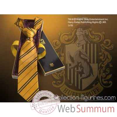Harry Potter - Cravate Poufsouffle - Noble Collection - NN7625 - Vêtements