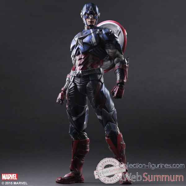 Marvel universe: figurine captain america -SQXMARVZZZ05 de PBM EXPRESS dans  Avengers de Figurine Collector sur Collection figurines