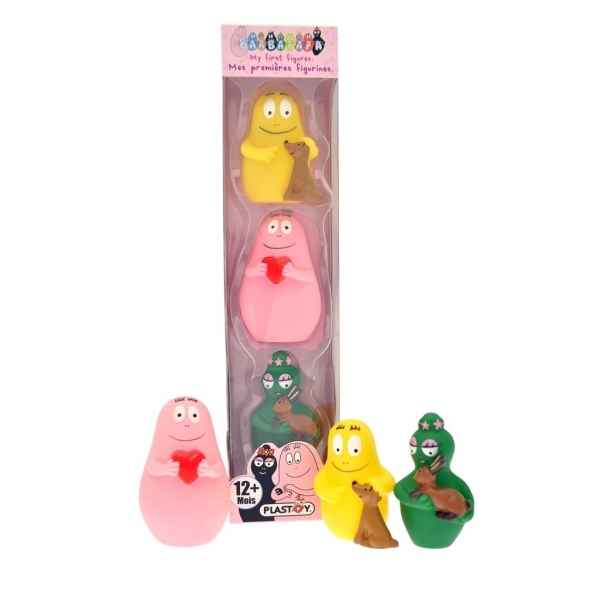 Les jouets d'eveil le train de barbapapa ( + 4 ) Figurine Plastoy 60820