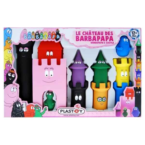 Les jouets d'eveil le chateau des barbapapa ( + 2 ) Figurine Plastoy 60821
